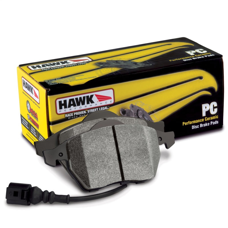 Hawk 04-10 BMW 535i/545i/550i / 04-10 645Ci/650i/02-09 745i/745Li/750 Perf Ceramic Street Brake Pads - Eaton Motorsports