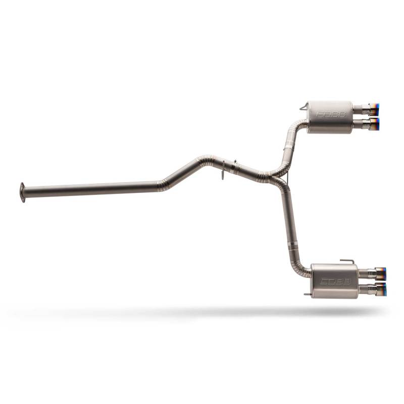 Cobb 22-23 Subaru WRX Titanium Catback Exhaust (Incl. Burnt Ti Tips) - Eaton Motorsports