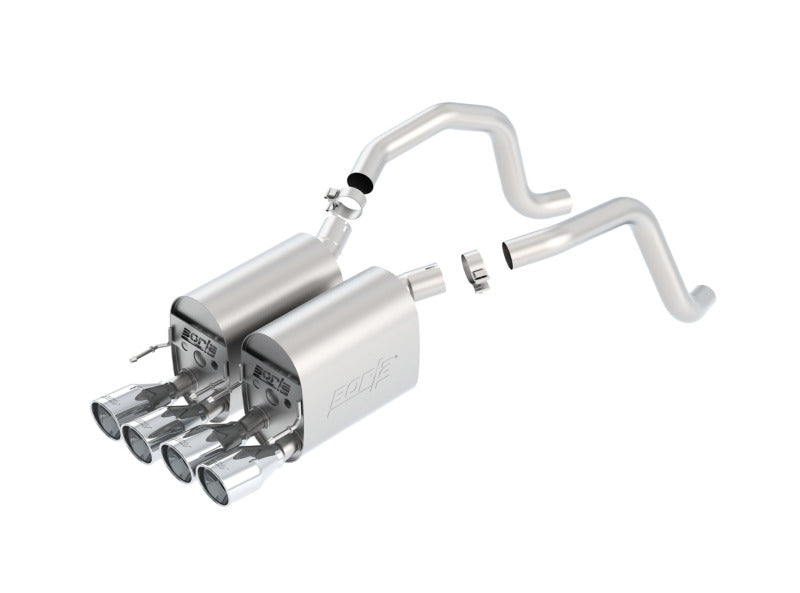 Borla 05-08 Corvette Coupe/Conv 6.0L/6.2L 8cyl AT/MT 6spd S-Type II SS Exhaust (rear section only) - Eaton Motorsports