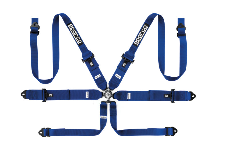 Sparco BELT 6 PNT 3 to 2in HANS STEEL - Eaton Motorsports