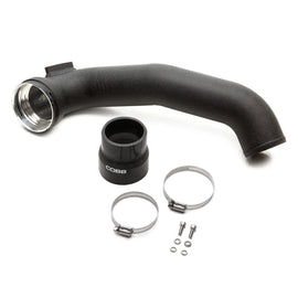 Cobb BMW N55 Charge Pipe - Wrinkle Black - Eaton Motorsports
