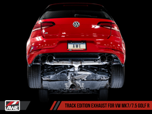 Load image into Gallery viewer, AWE Tuning MK7.5 Golf R Track Edition Exhaust w/Chrome Silver Tips 102mm - Eaton Motorsports