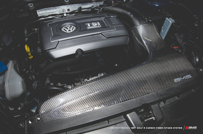 AMS Performance 2015+ VW Golf R MK7 Carbon Fiber Intake - Eaton Motorsports