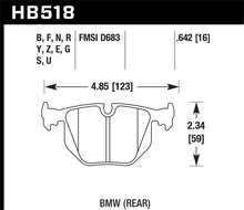 Load image into Gallery viewer, Hawk BMW 3/5/7Series/M3/M5/X3/X5/Z4/Z8 / Land Rover Range Rover DTC-60 Race Rear Brake Pads - Eaton Motorsports