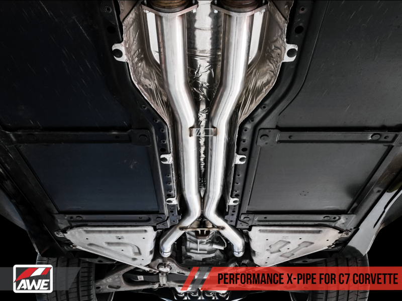 AWE Tuning 14-19 Chevy Corvette C7 Z06/ZR1 (w/o AFM) Touring Edition Axle-Back Exhaust w/Chrome Tips - Eaton Motorsports