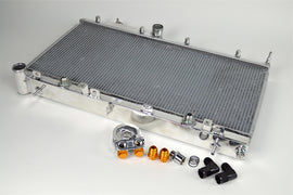 CSF 08-15 Subaru WRX/STI 2-Row Radiator w/Built-In Oil Cooler - Eaton Motorsports