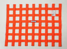 Load image into Gallery viewer, RaceQuip Orange 18in H x 24W SFI Ribbon Window Net - Eaton Motorsports