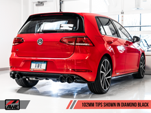 Load image into Gallery viewer, AWE Tuning MK7.5 Golf R SwitchPath Exhaust w/Diamond Black Tips 102mm - Eaton Motorsports