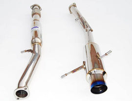 Invidia 02-07 WRX/STi 76mm N1 REGULAR Titanium Tip Cat-back Exhaust - Eaton Motorsports