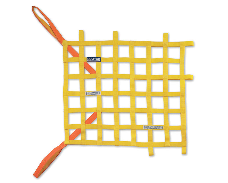 Sparco Window Net Fia Yellow - Eaton Motorsports