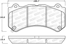 Load image into Gallery viewer, StopTech Performance 09-15 Cadillac CTS Front Brake Pads - Eaton Motorsports