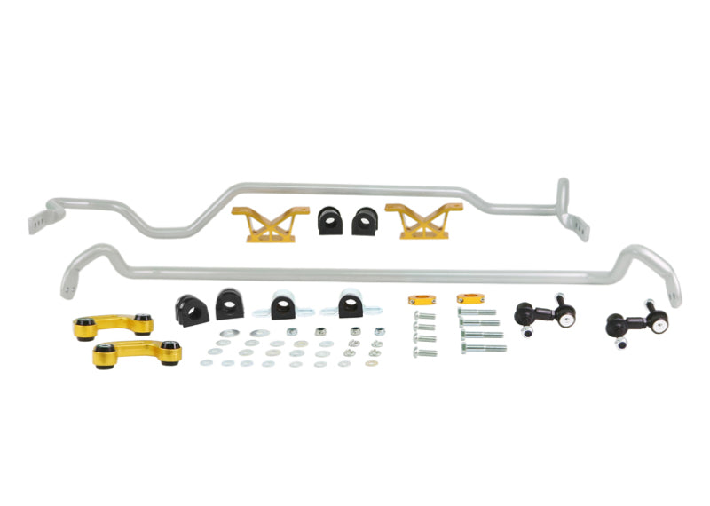 Whiteline 02-07 Subaru Impreza WRX Front & Rear Sway Bar Kit 24mm w/Mounts - Eaton Motorsports