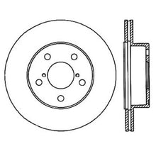 Load image into Gallery viewer, StopTech Power Slot 05-07 STi Rear Right Slotted Rotor - Eaton Motorsports