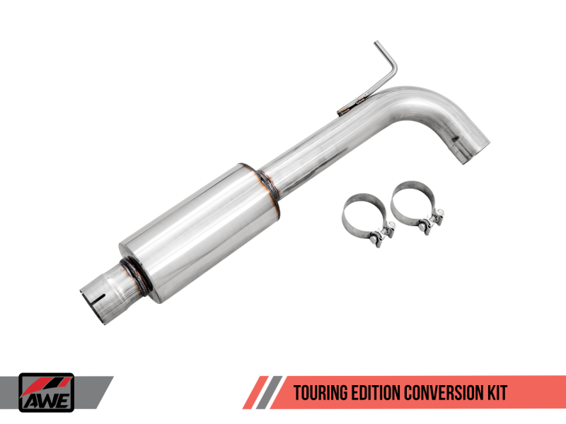 AWE Tuning Volkswagen GTI MK7.5 2.0T Touring Edition Exhaust w/Chrome Silver Tips 102mm - Eaton Motorsports