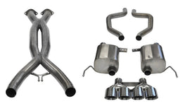 Corsa 2015+ Chevrolet Corvette C7 Z06 2.75in Dual Rear Xtreme Cat-Back Exhaust w/ Quad Polished Tips - Eaton Motorsports