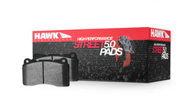 Hawk 2013-2014 Subaru BRZ Ltd (277mm Fr Disc/Solid Rr Disc) High Perf. Street 5.0 Rear Brake Pads - Eaton Motorsports