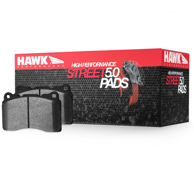 Hawk 2010-2013 Chevy Corvette Grand Sport (One-Piece Pads) High Perf. Street 5.0 Front Brake Pads - Eaton Motorsports