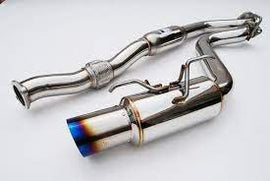 Invidia 08+ WRX Hatch 76mm REGULAR Titanium Tip Cat-back Exhaust - Eaton Motorsports