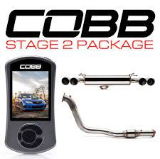 Cobb 08-14 Subaru STi Hatch Stage 2+ Power Package - Black - Eaton Motorsports
