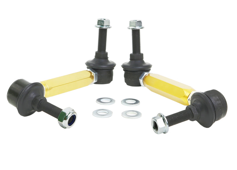 Whiteline Universal Sway Bar End Link Kit - 130-155mm Heavy Duty Adjustable - 10mm Ball Studs - Eaton Motorsports