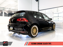 Load image into Gallery viewer, AWE Tuning VW MK7 GTI Touring Edition Exhaust - Chrome Silver Tips - Eaton Motorsports