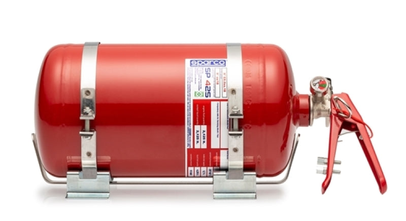 Sparco 4.25 Liter Mechanical Steel Extinguisher System - Eaton Motorsports