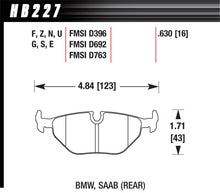 Load image into Gallery viewer, Hawk 92-95 BMW 325iS HT-10 Race Rear Brake Pads - Eaton Motorsports