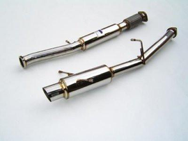 Invidia 02-07 WRX/STi 76mm N1 REGULAR Stainless Steel Tip Cat-back Exhaust - Eaton Motorsports