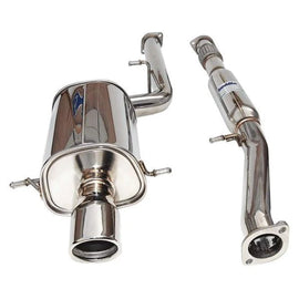 Invidia 02-07 WRX/STi 76mm Q300 Stainless Steel Cat-back Exhaust - Eaton Motorsports