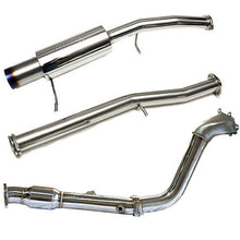 Load image into Gallery viewer, Turbo XS 02-07 WRX/STI Catted Titanium Muffler Turboback Exhaust - Eaton Motorsports