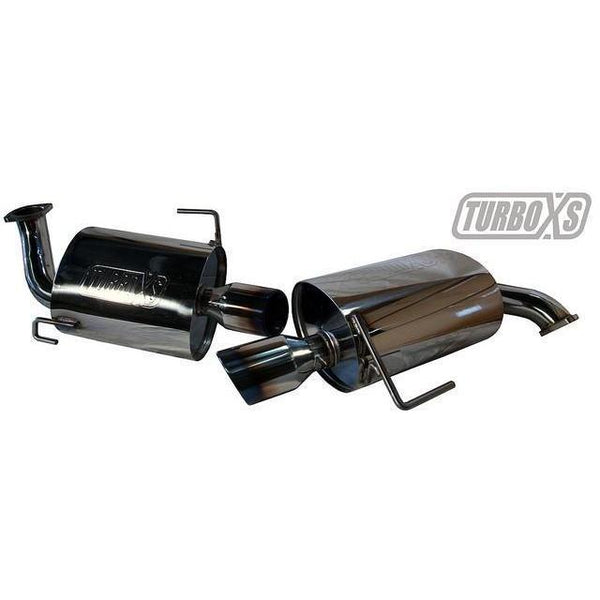 Turbo XS 08-10 WRX 5dr Catted Turboback Exhaust Polished Tips - Eaton Motorsports